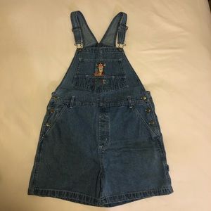 vintage Winnie the Pooh Disney Tigger overalls